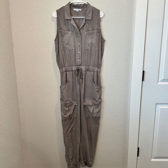 Young Fabulous & Broke Gray Jumpsuit - Picture 1 of 7